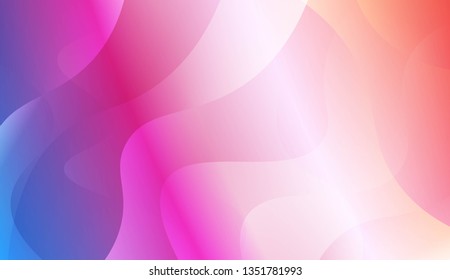 Curve Line Layer Background. For Flyer, Brochure, Booklet And Websites Design Vector Illustration with Color Gradient