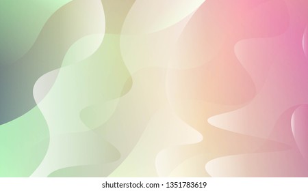 Curve Line Layer Background. For Flyer, Brochure, Booklet And Websites Design Vector Illustration with Color Gradient