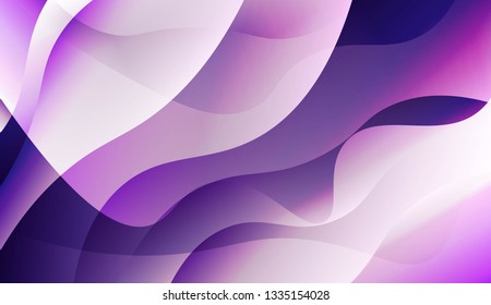 Curve Line Layer Background. For Futuristic Ad, Booklets. Vector Illustration.