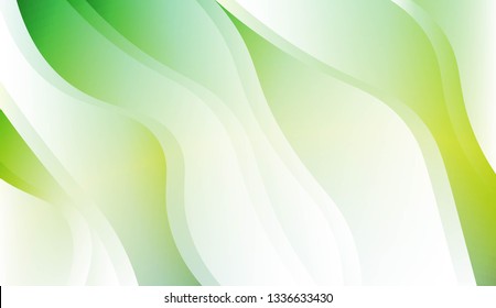 Curve Line Layer Background. For Futuristic Ad, Booklets. Vector Illustration.
