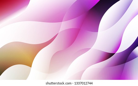 Curve Line Layer Background. For Futuristic Ad, Booklets. Vector Illustration.