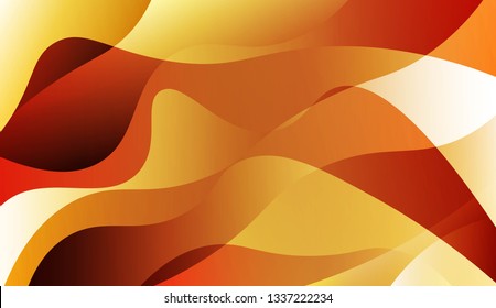 Curve Line Layer Background. For Futuristic Ad, Booklets. Vector Illustration.