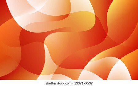 Curve Line Layer Background. For Futuristic Ad, Booklets. Vector Illustration.