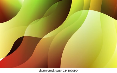 Curve Line Layer Background. For Futuristic Ad, Booklets. Vector Illustration.