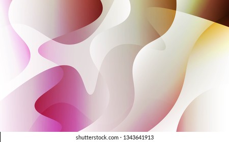 Curve Line Layer Background. For Futuristic Ad, Booklets. Vector Illustration.