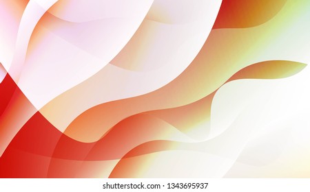 Curve Line Layer Background. For Futuristic Ad, Booklets. Vector Illustration.