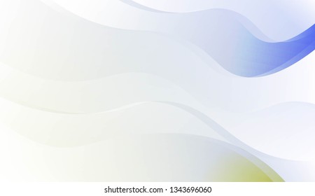 Curve Line Layer Background. For Futuristic Ad, Booklets. Vector Illustration.