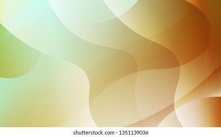 Curve Line Layer Background. For Template Cell Phone Backgrounds. Vector Illustration with Color Gradient