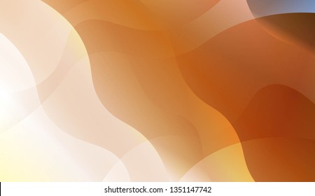 Curve Line Layer Background. For Template Cell Phone Backgrounds. Vector Illustration with Color Gradient