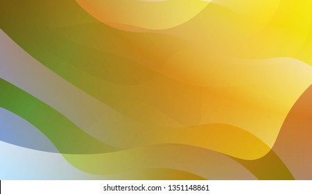 Curve Line Layer Background. For Template Cell Phone Backgrounds. Vector Illustration with Color Gradient