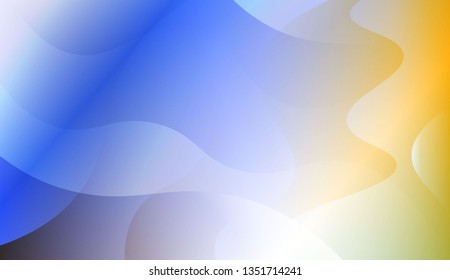 Curve Line Layer Background. For Template Cell Phone Backgrounds. Vector Illustration with Color Gradient