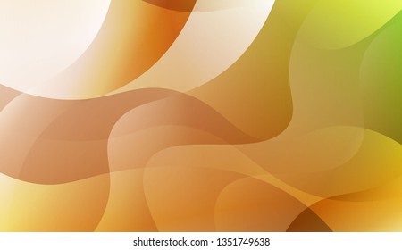 Curve Line Layer Background. For Template Cell Phone Backgrounds. Vector Illustration with Color Gradient
