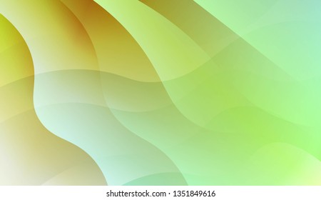 Curve Line Layer Background. For Template Cell Phone Backgrounds. Vector Illustration with Color Gradient