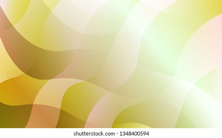 Curve Line Layer Background. For Your Design Wallpaper, Presentation, Banner, Flyer, Cover Page, Landing Page. Vector Illustration with Color Gradient