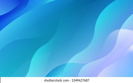 Curve Line Layer Background. For Your Design Wallpaper, Presentation, Banner, Flyer, Cover Page, Landing Page. Vector Illustration with Color Gradient