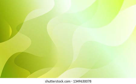 Curve Line Layer Background. For Your Design Wallpaper, Presentation, Banner, Flyer, Cover Page, Landing Page. Vector Illustration with Color Gradient