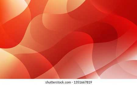 Curve Line Layer Background. For Your Design Wallpaper, Presentation, Banner, Flyer, Cover Page, Landing Page. Vector Illustration with Color Gradient