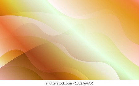 Curve Line Layer Background. For Your Design Wallpaper, Presentation, Banner, Flyer, Cover Page, Landing Page. Vector Illustration with Color Gradient