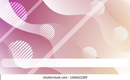 Curve Line Layer Background. For Your Design Wallpaper, Presentation, Banner, Flyer, Cover Page, Landing Page. Vector Illustration with Color Gradient