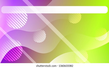 Curve Line Layer Background. For Your Design Wallpaper, Presentation, Banner, Flyer, Cover Page, Landing Page. Vector Illustration with Color Gradient