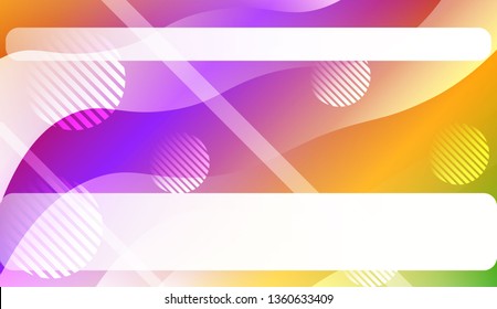Curve Line Layer Background. For Your Design Wallpaper, Presentation, Banner, Flyer, Cover Page, Landing Page. Vector Illustration with Color Gradient