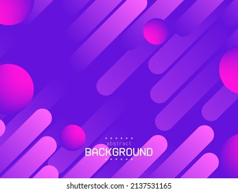 curve line with sphere on gradient violet background seamless pattern can be use for decoration poster website template tecnology presentation packaging  screen saver vector eps.