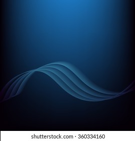 Curve line technology digital lighting art background. 