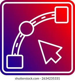 Curve Line vector Icon Design