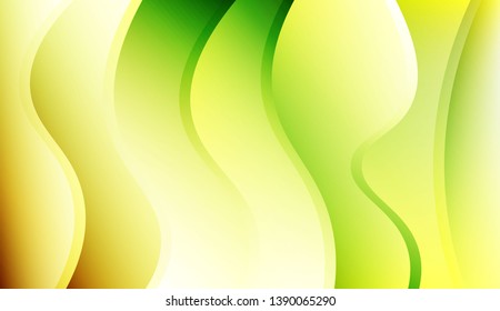Curve Line and Wave Layer Background. For Cover Page, Landing Page, Banner. Colorful Vector Illustration