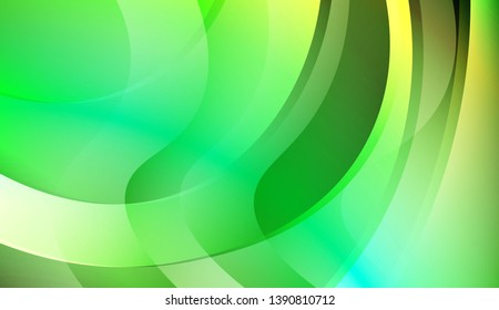 Curve Line and Wave Layer Background. For Cover Page, Landing Page, Banner. Colorful Vector Illustration