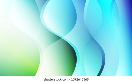 Curve Line and Wave Layer Background. For Cover Page, Landing Page, Banner. Colorful Vector Illustration