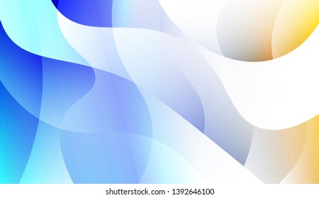 Curve Line and Wave Layer Background. For Cover Page, Landing Page, Banner. Colorful Vector Illustration