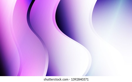Curve Line and Wave Layer Background. For Cover Page, Landing Page, Banner. Colorful Vector Illustration