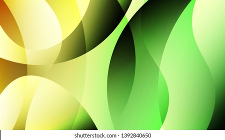 Curve Line and Wave Layer Background. For Cover Page, Landing Page, Banner. Colorful Vector Illustration