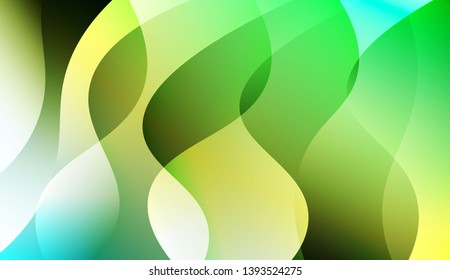 Curve Line and Wave Layer Background. For Cover Page, Landing Page, Banner. Colorful Vector Illustration
