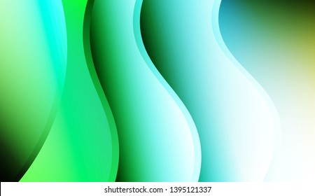Curve Line and Wave Layer Background. For Cover Page, Landing Page, Banner. Colorful Vector Illustration