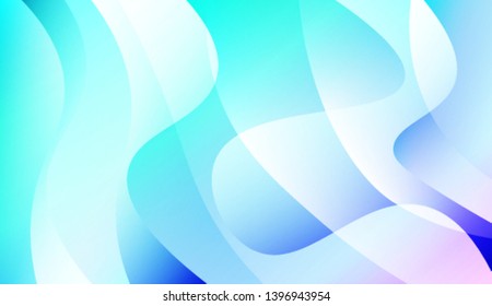 Curve Line and Wave Layer Background. For Cover Page, Landing Page, Banner. Colorful Vector Illustration