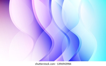 Curve Line and Wave Layer Background. For Cover Page, Landing Page, Banner. Colorful Vector Illustration