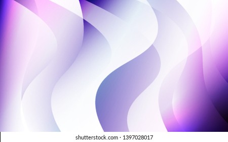 Curve Line and Wave Layer Background. For Cover Page, Landing Page, Banner. Colorful Vector Illustration
