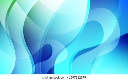 Curve Line and Wave Layer Background. For Cover Page, Landing Page, Banner. Colorful Vector Illustration