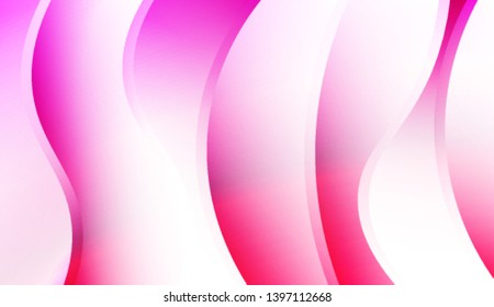 Curve Line and Wave Layer Background. For Cover Page, Landing Page, Banner. Colorful Vector Illustration