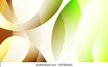 Curve Line and Wave Layer Background. For Cover Page, Landing Page, Banner. Colorful Vector Illustration