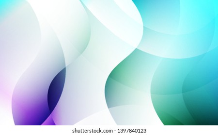 Curve Line and Wave Layer Background. For Cover Page, Landing Page, Banner. Colorful Vector Illustration