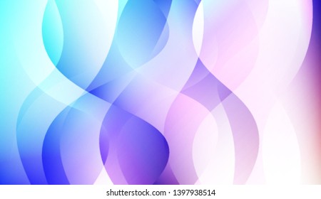 Curve Line and Wave Layer Background. For Cover Page, Landing Page, Banner. Colorful Vector Illustration