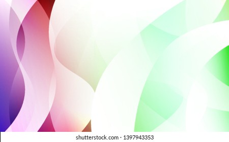 Curve Line and Wave Layer Background. For Cover Page, Landing Page, Banner. Colorful Vector Illustration