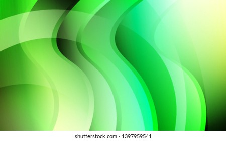Curve Line and Wave Layer Background. For Cover Page, Landing Page, Banner. Colorful Vector Illustration