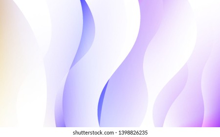 Curve Line and Wave Layer Background. For Cover Page, Landing Page, Banner. Colorful Vector Illustration