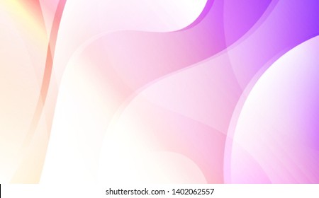 Curve Line and Wave Layer Background. For Cover Page, Landing Page, Banner. Colorful Vector Illustration