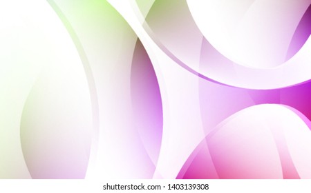 Curve Line and Wave Layer Background. For Cover Page, Landing Page, Banner. Colorful Vector Illustration