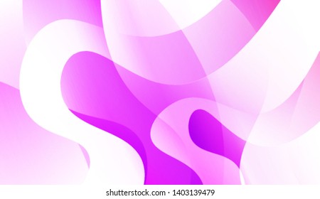 Curve Line and Wave Layer Background. For Cover Page, Landing Page, Banner. Colorful Vector Illustration